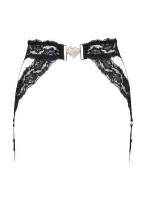 Porte-jarretelles en dentelle avec cœur décoratif - Cottelli